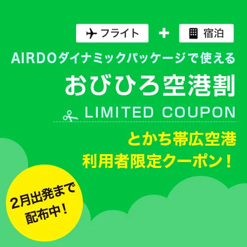 ダイナミックパッケージ おびひろ空港割