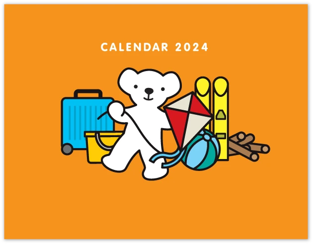【AIRDOオリジナル卓上カレンダー2024】