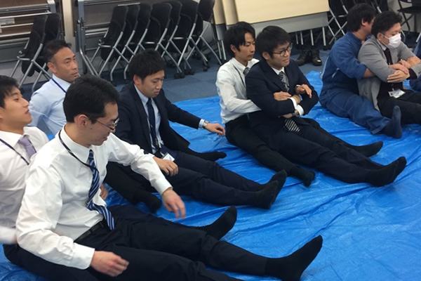 「機内緊急事態発生時の援助方法」出前講座