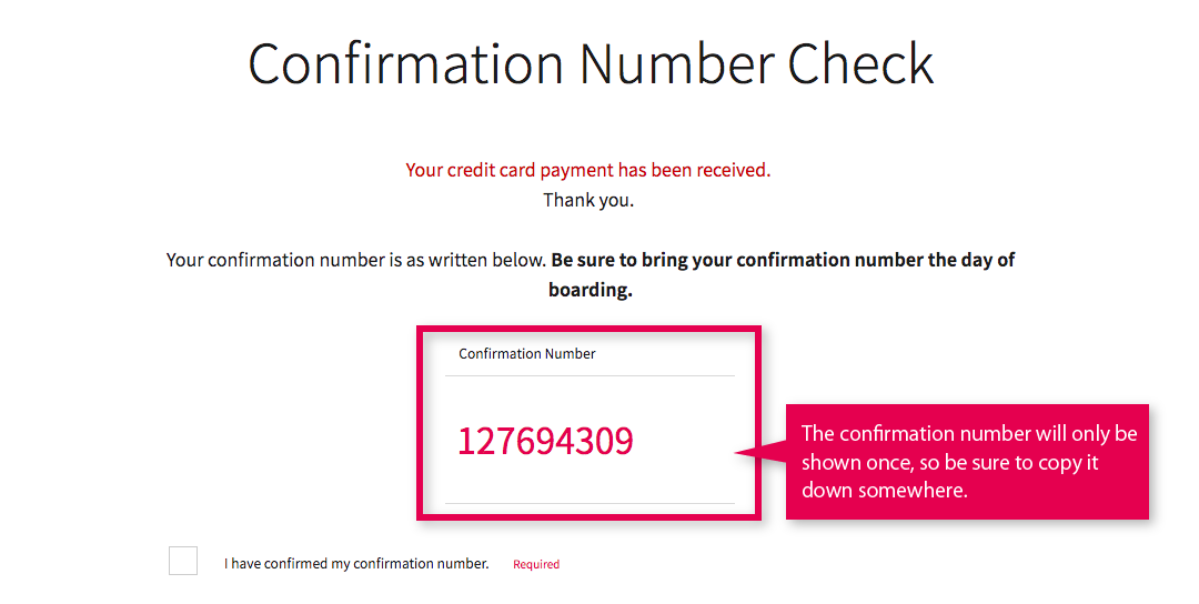 Invalid confirmation number грин карта