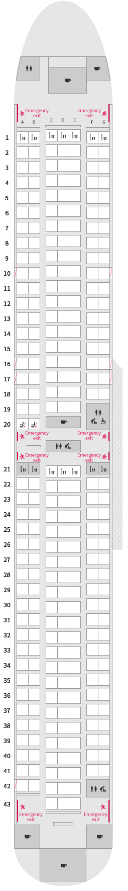 288 seats