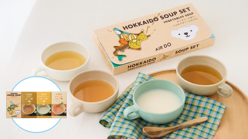 Hokkaido Soup Set, Four Flavors