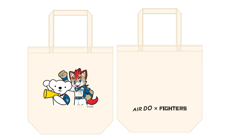 AIRDO × FIGHTERS トートバック販売開始