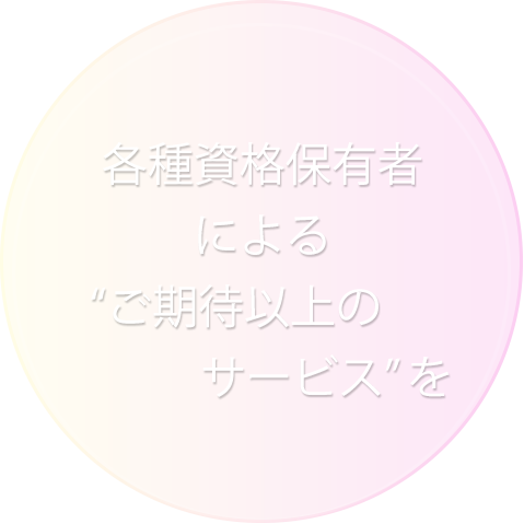 各種資格保有者による