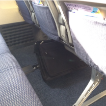 keep baggage under the seat