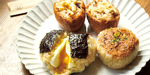 旭岳の名水で炊き上げるメード・イン東川のおむすび