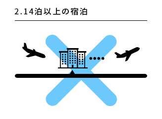 2. 14泊以上の宿泊